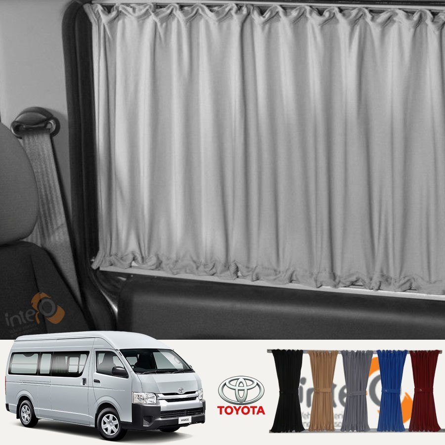 Toyota Hiace Perde ve Rayları Komple Takım (5 Cam)