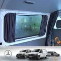 Mercedes Viano 5 cam perde + ara bolme rayları dahil