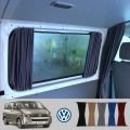 Transporter T5 Camlı Van ara bölmeli perde takımı ray/korniş hariç-5 cam
