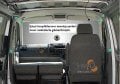 VW T5 City Van Ön Cam - Ön Kabin Perde Perdesi
