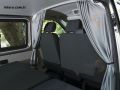 VW T5 / T6  Bagaj Camı Perde Perdesi - (Rayları Dahil)