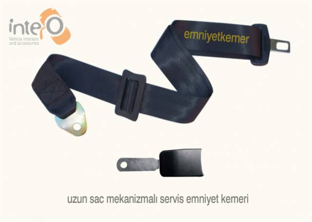 \'\'E Belgeli\'\' 2 Nokta Sabit Emniyet Kemeri - Uzun Sac Mekanizmalı